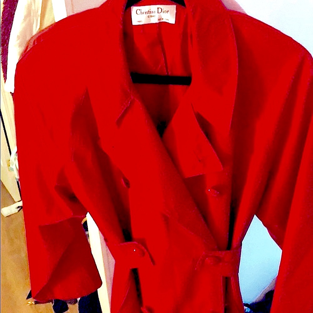 DIOR TRENCH 2014 Runway